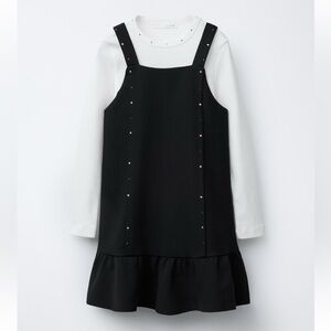 Zara Black and White Kids Dress